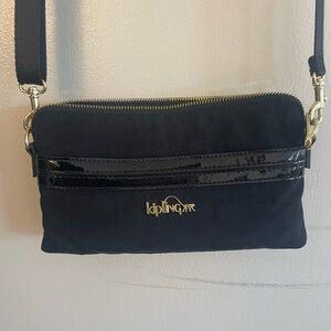 Kipling Elegant Black Crossbody Bag